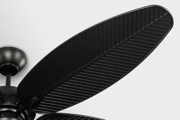 Tropical-Inspired 60" Outdoor Fan with Palm Leaf Blades - Image 5