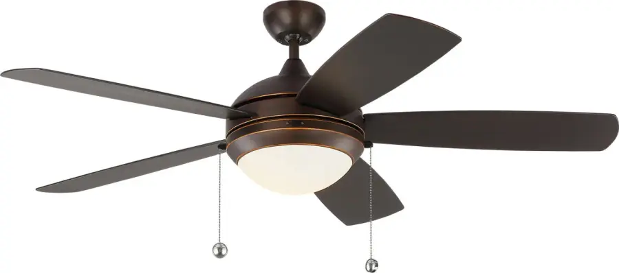 Discus Outdoor 52" LED Ceiling Fan with Light Kit - Image 1