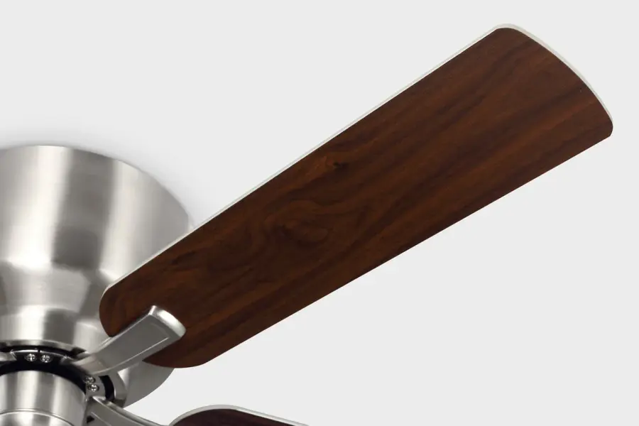 Linden 52" Hugger Ceiling Fan in Brushed Steel - Image 6