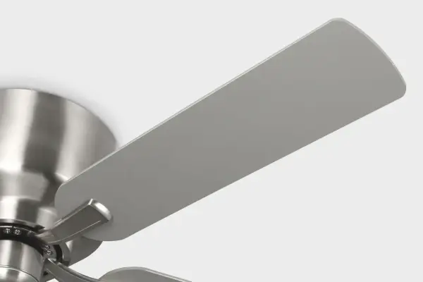 Linden 52" Hugger Ceiling Fan in Brushed Steel - Image 8