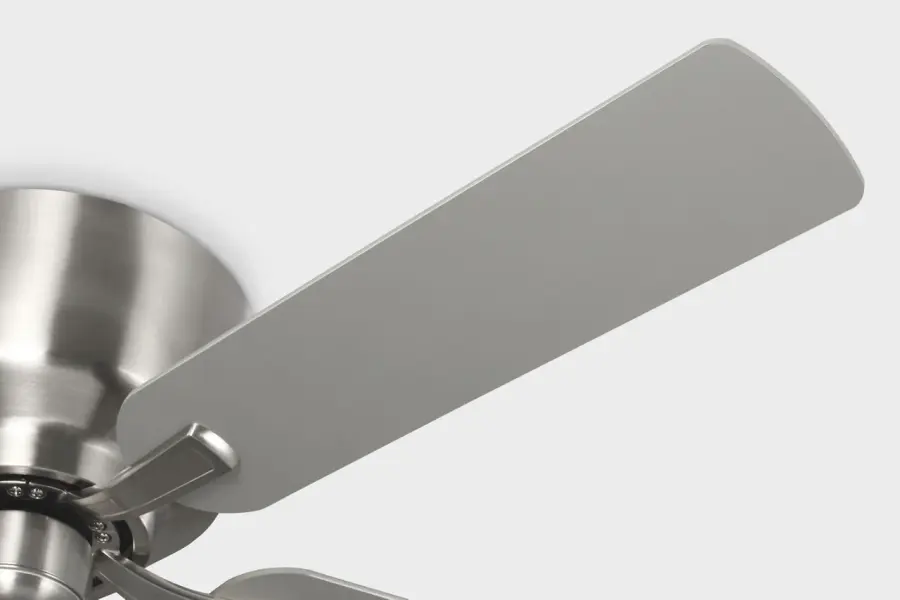 Linden 52" Hugger Ceiling Fan in Brushed Steel - Image 8