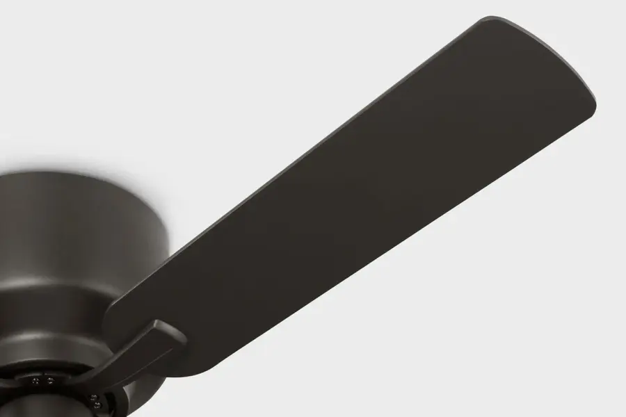 Linden 52" Hugger Ceiling Fan in Bronze with American Walnut Blades - Image 7