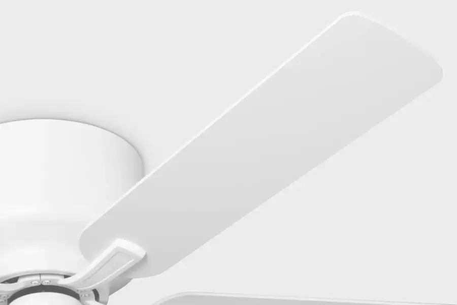 Linden 52" Hugger Ceiling Fan in Matte White - Image 4
