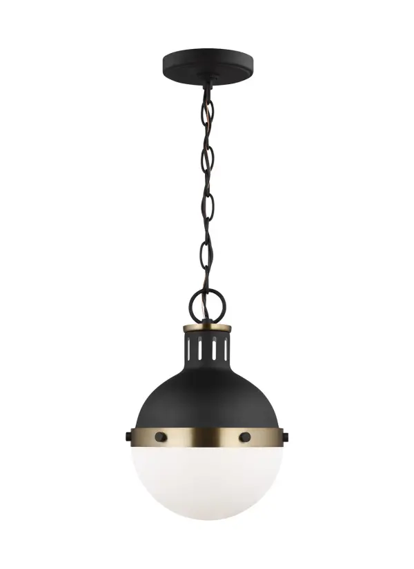 Hanks One Light Mini Pendant in Midnight Black