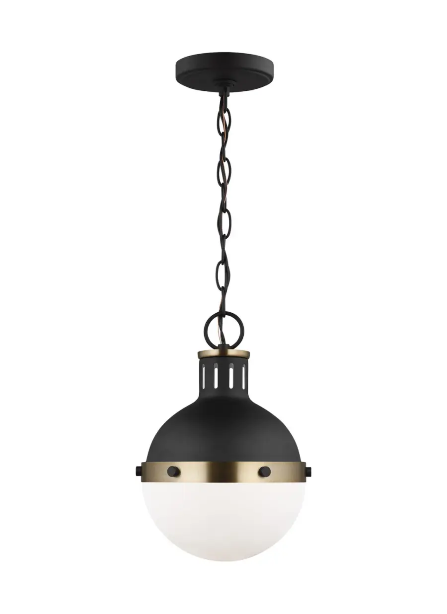Hanks One Light Mini Pendant in Midnight Black