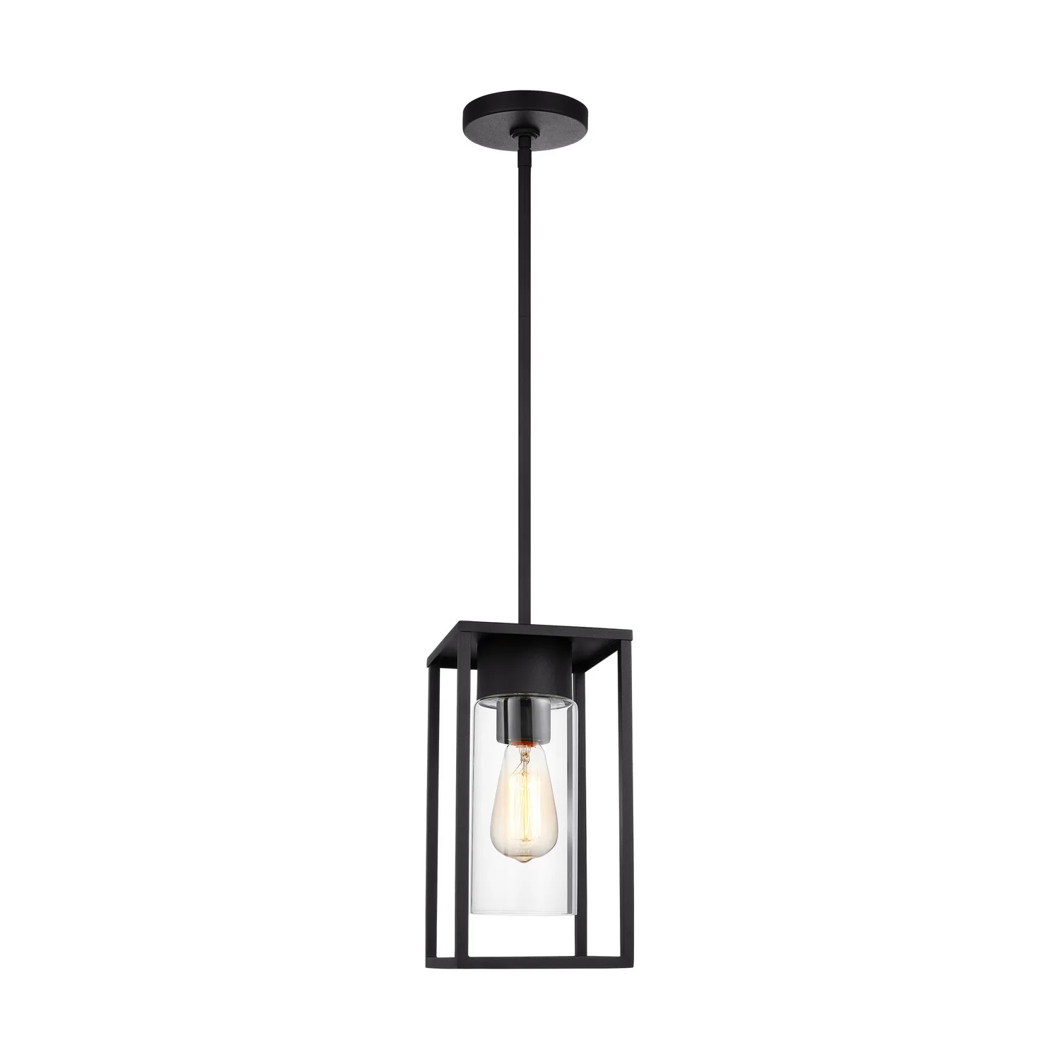 Vado One Light Outdoor Pendant in Black