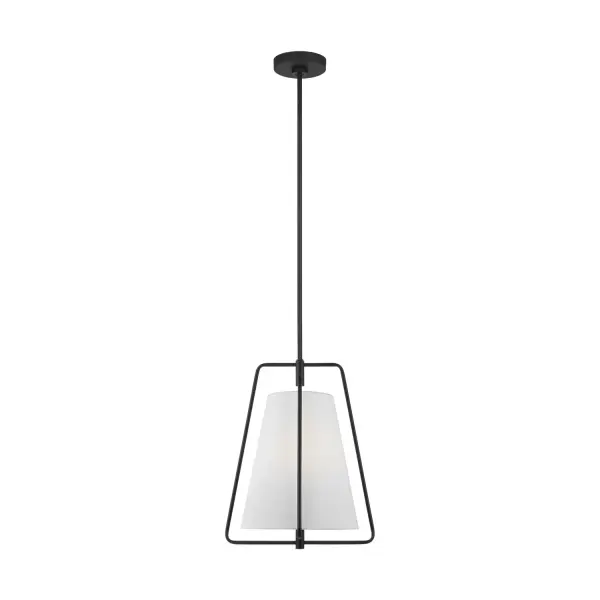 Allis One Light Pendant in Midnight Black