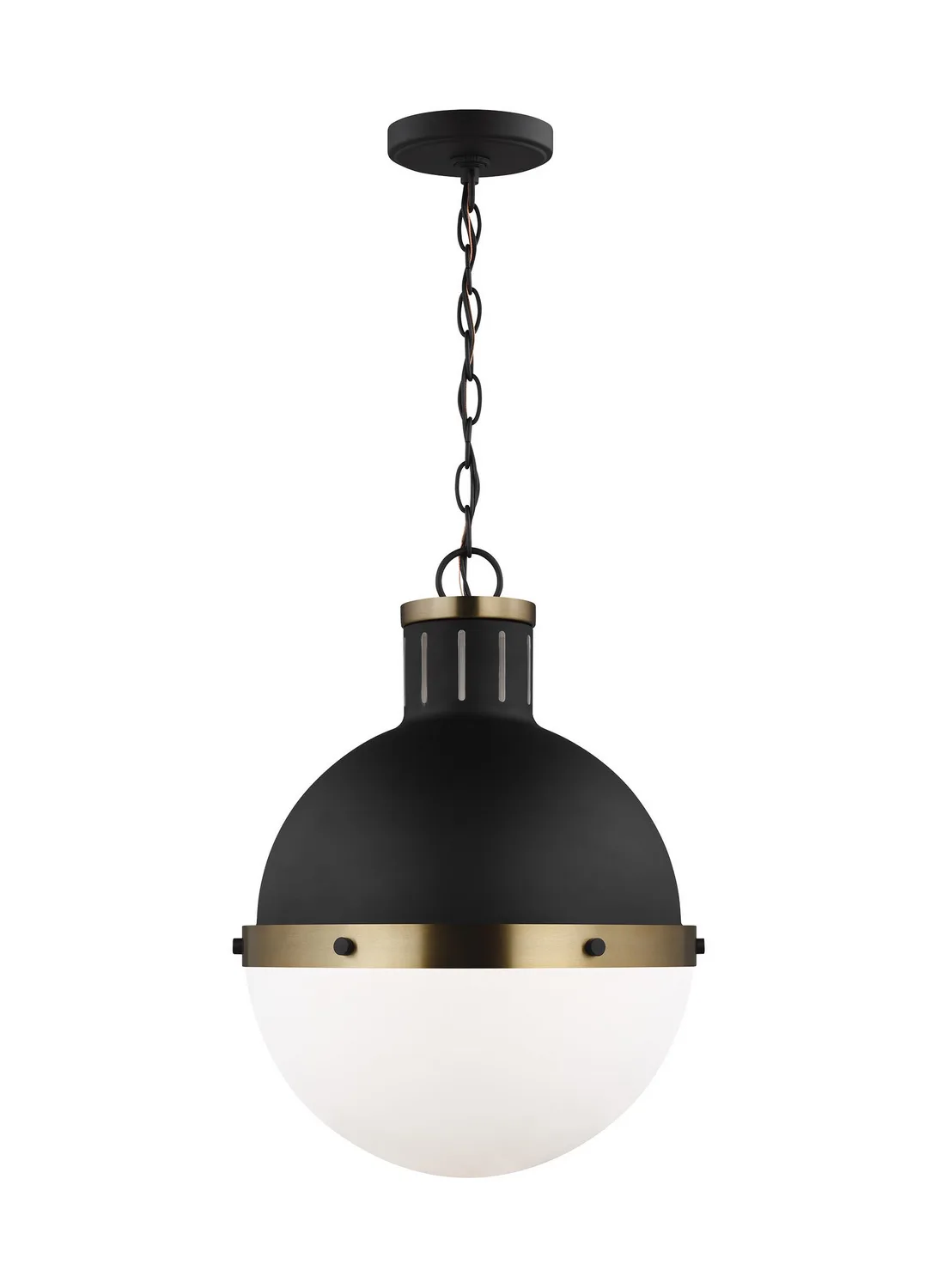 Hanks One Light Pendant in Midnight Black