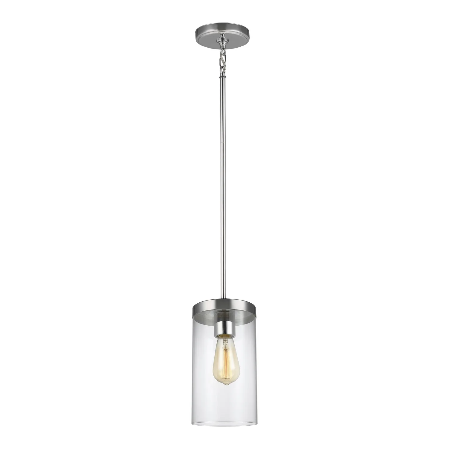 Zire One Light Pendant in Chrome