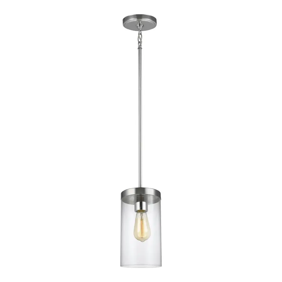 Zire One Light Pendant in Chrome