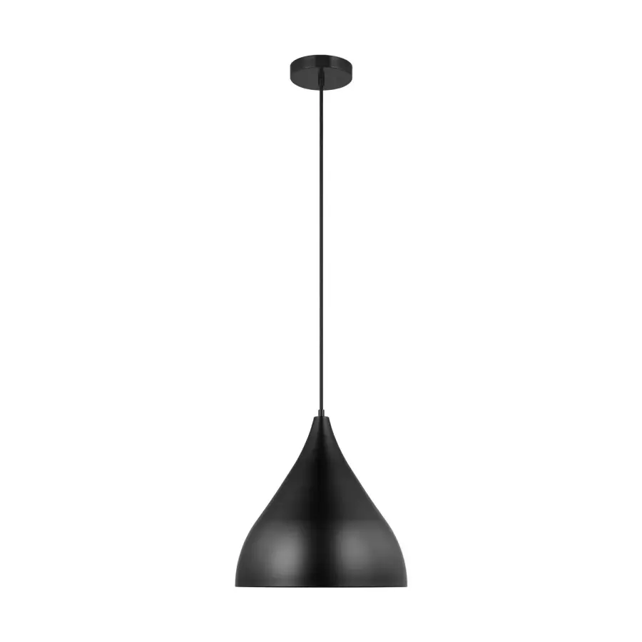 Oden LED Pendant in Midnight Black