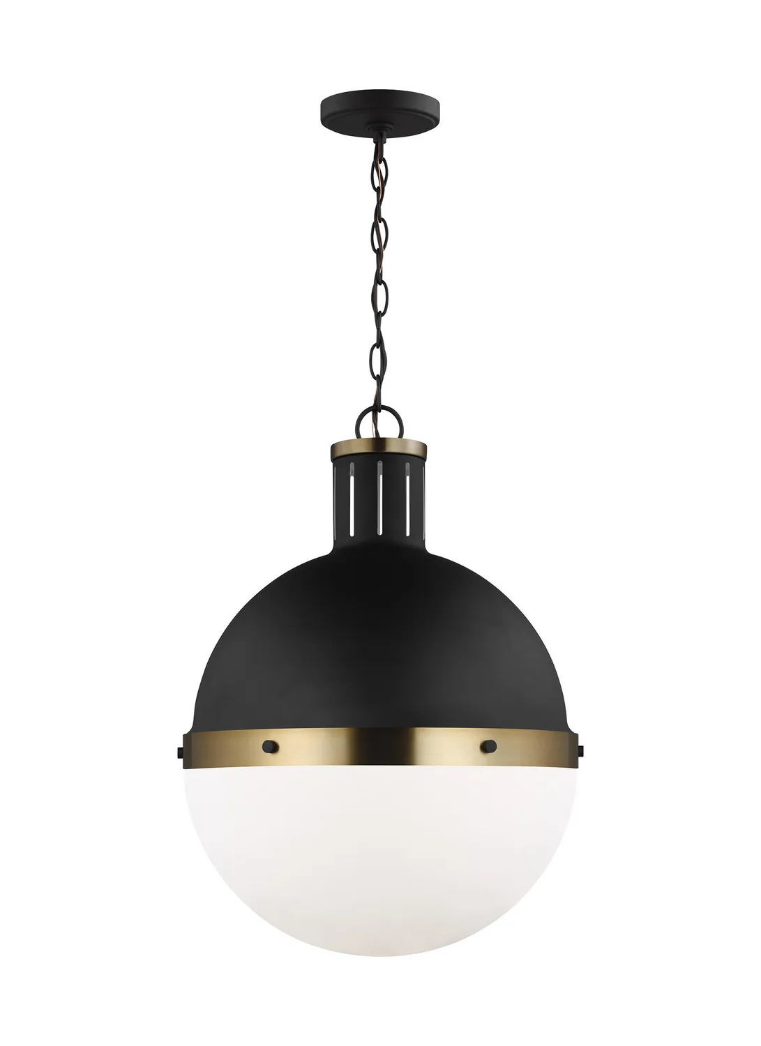 Hanks One Light Pendant in Midnight Black