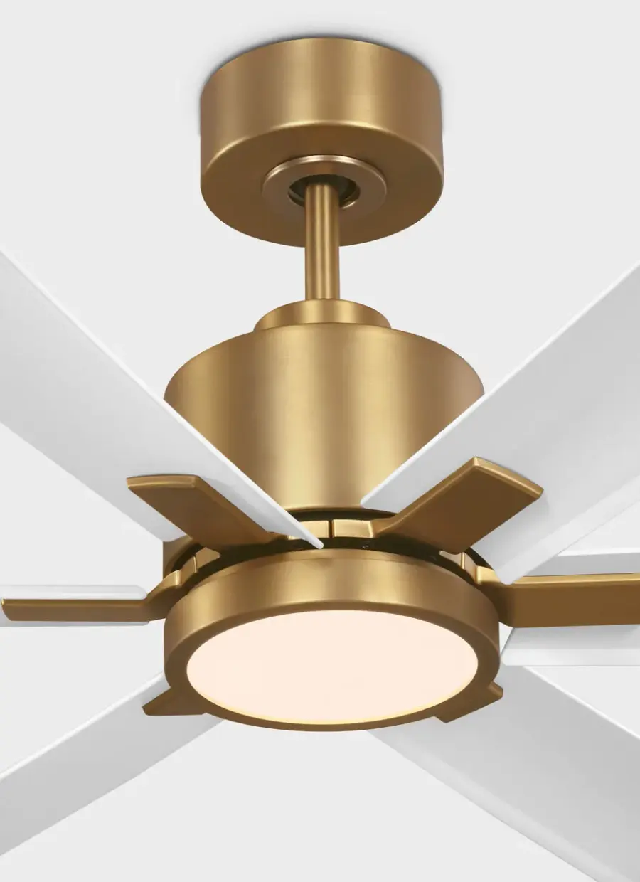 Flera Smart 52" LED Ceiling Fan in Burnished Brass - Image 4