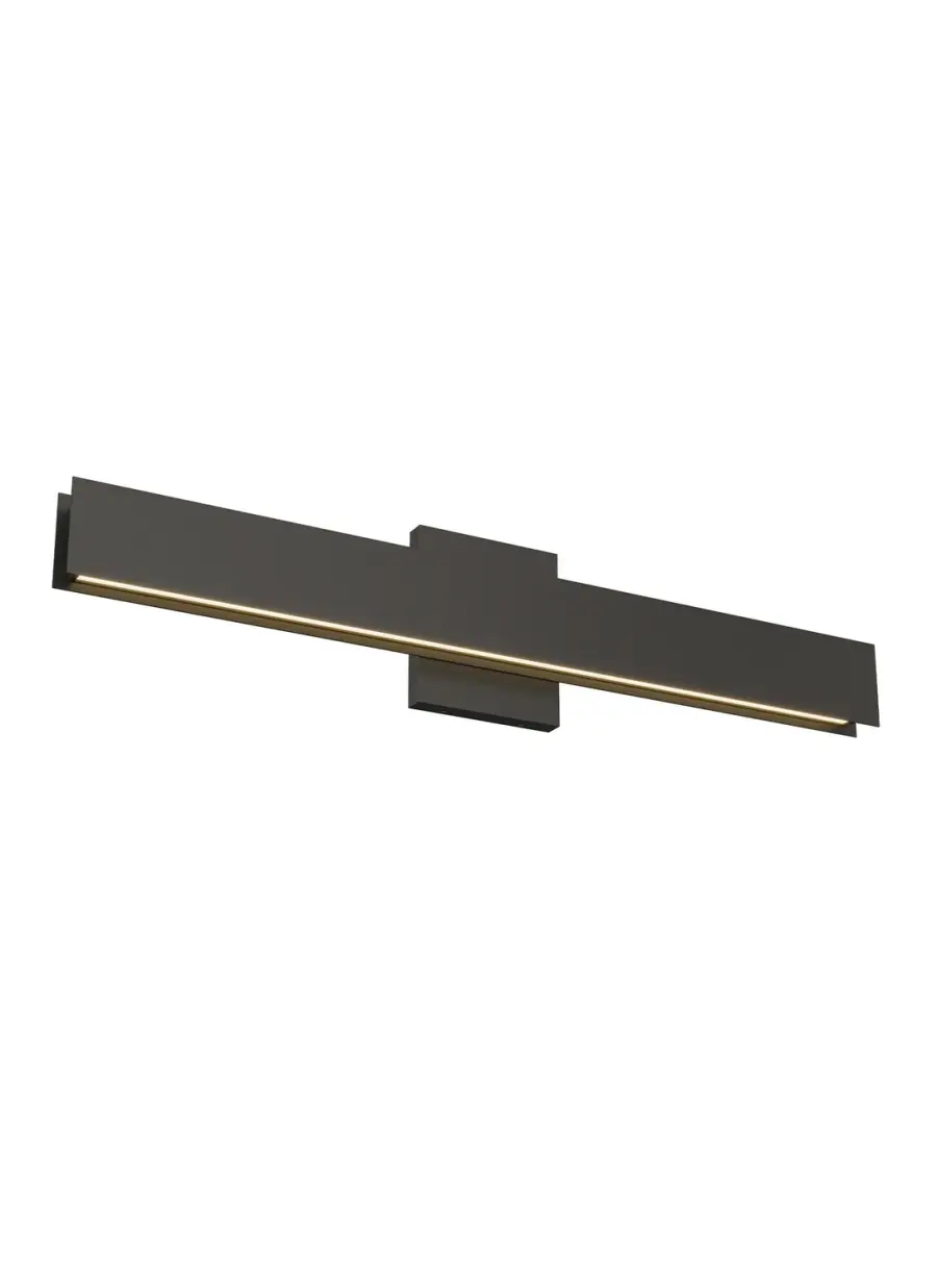Bau 24" LED Bath Bar in Nightshade Black
