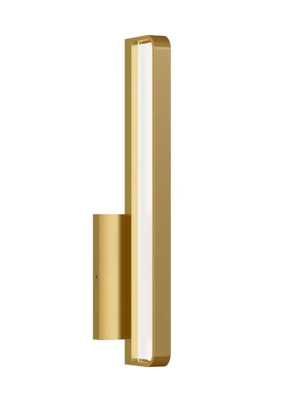 Banda 13" LED Bath Sconce in Natural Brass
