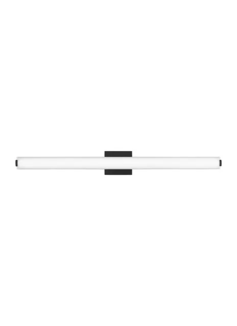 Finn 36" LED Bath Vanity Light in Nightshade Black