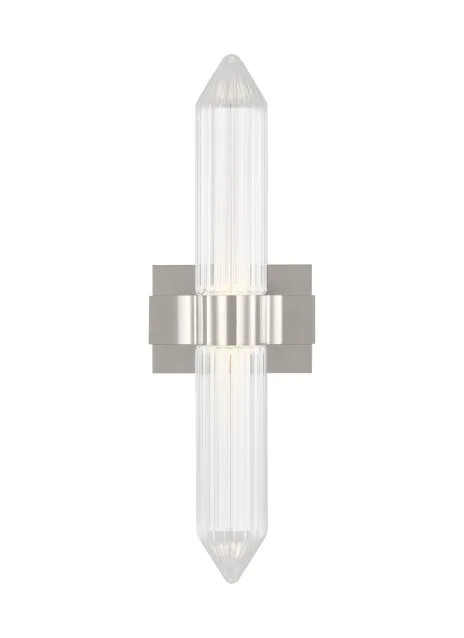 Langston LED Bath Vanity Light in Polished Nickel