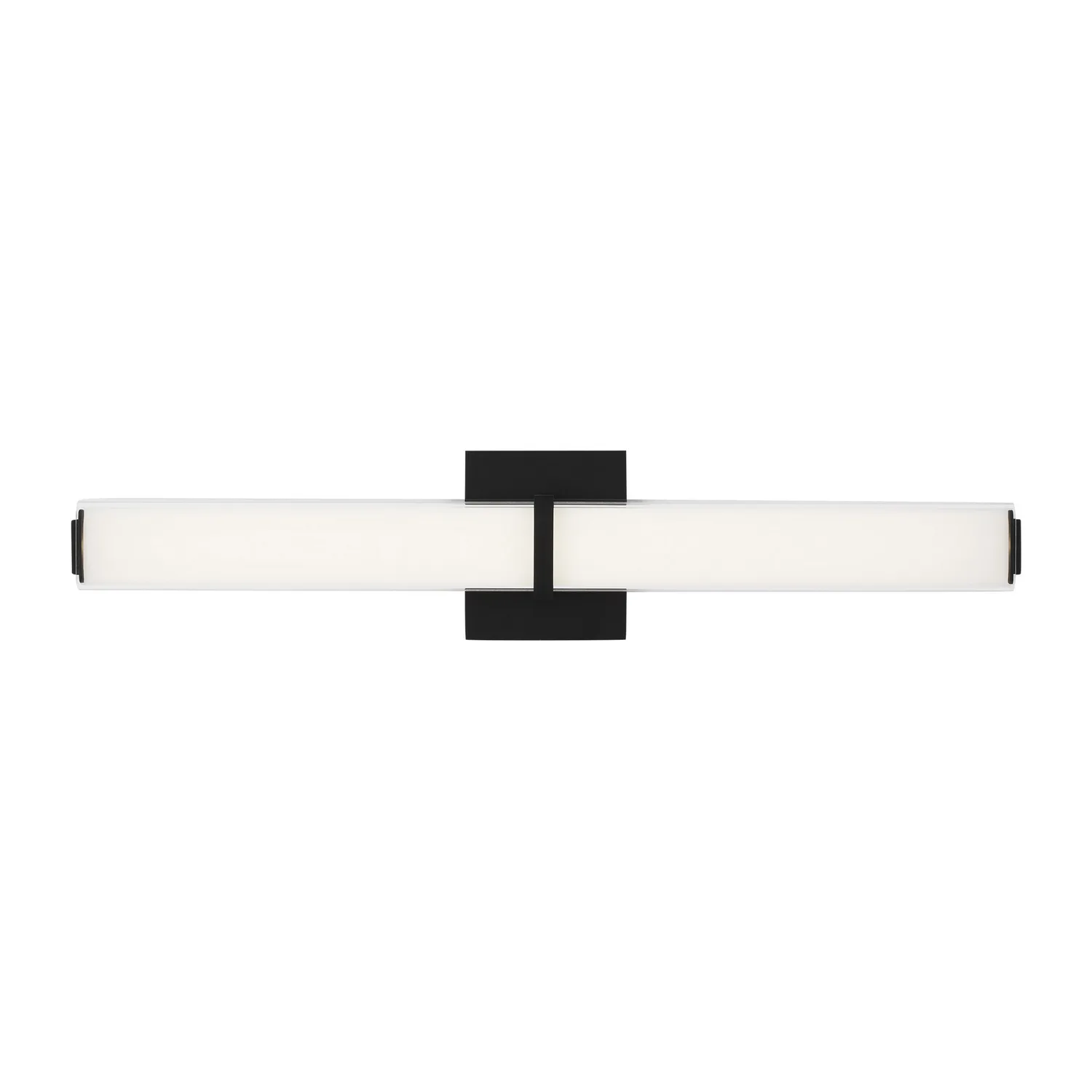 Milan 24" LED Bath Bar in Nightshade Black