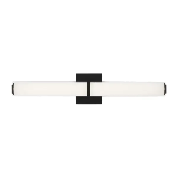 Milan 24" LED Bath Bar in Nightshade Black
