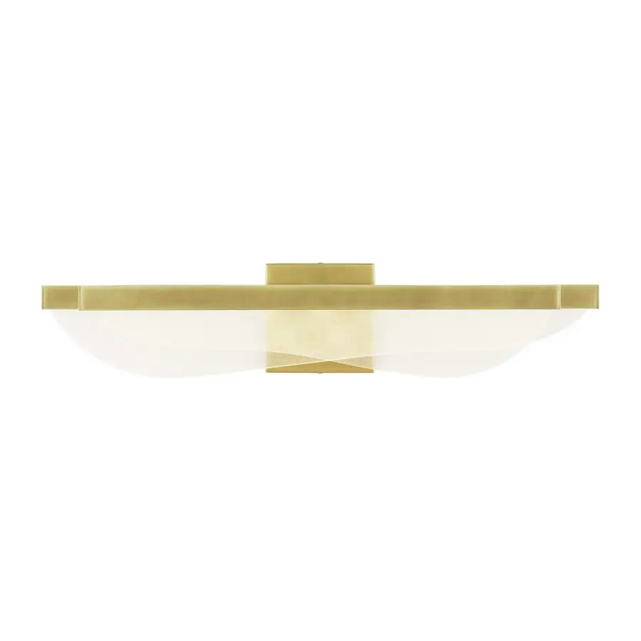 Nyra 25" LED Bath Bar in Plated Brass