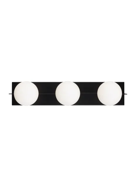 Orbel 3-Light LED Bath Light in Matte Black
