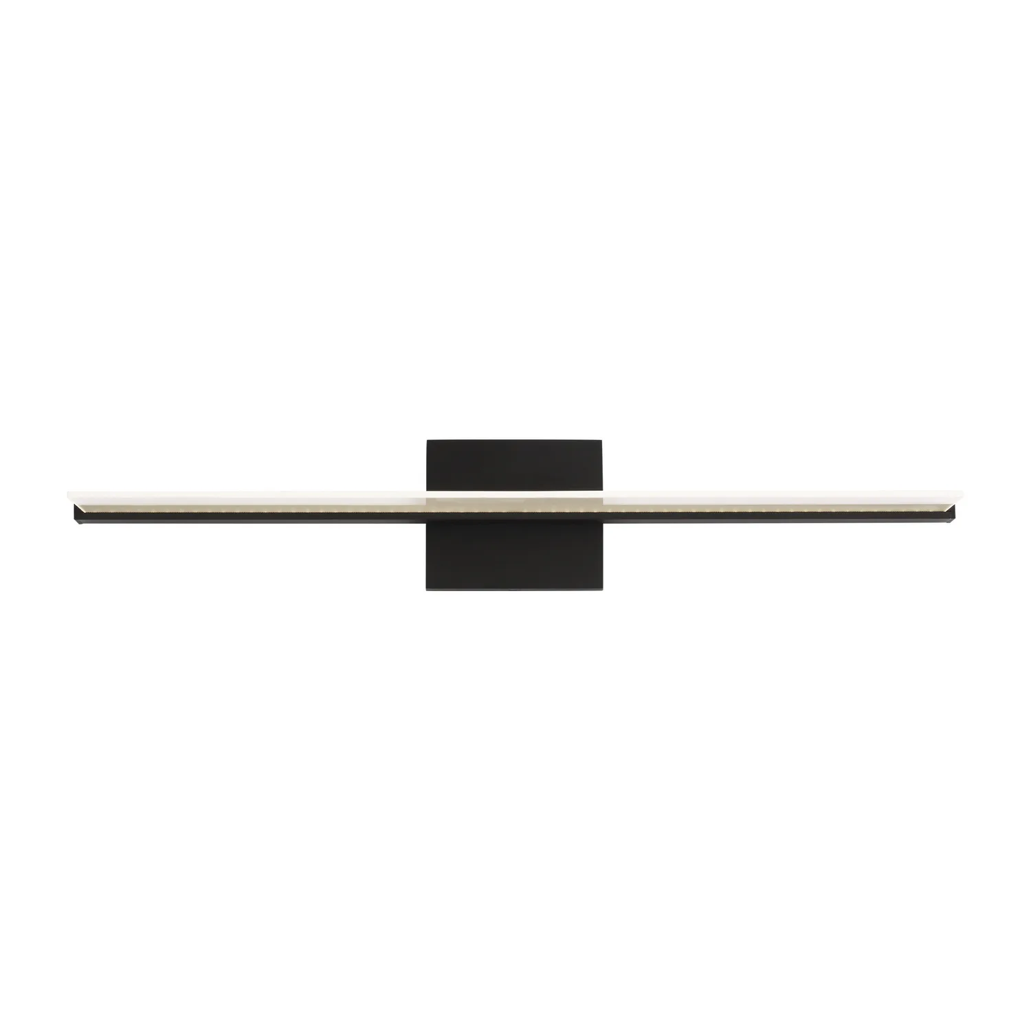 Span LED Bath Light in Nightshade Black