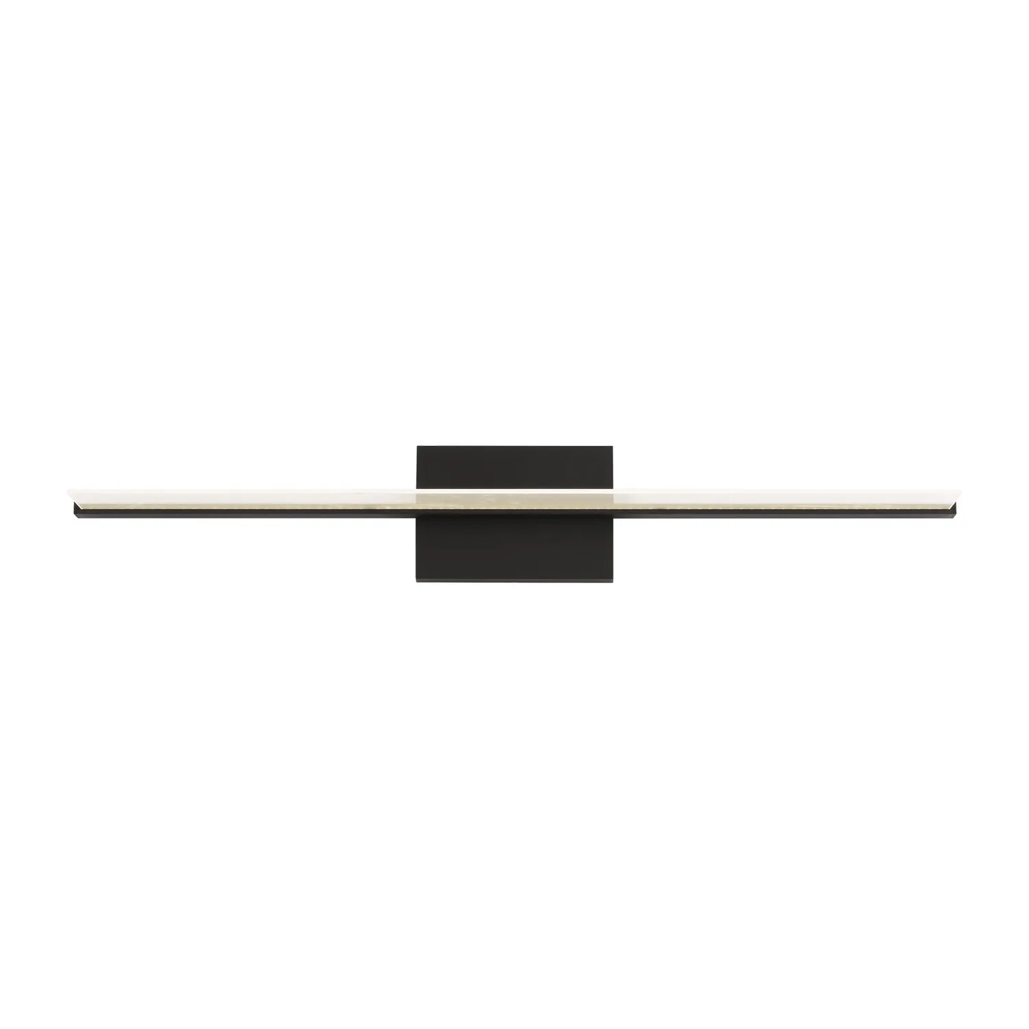 Span LED Bath Light in Nightshade Black