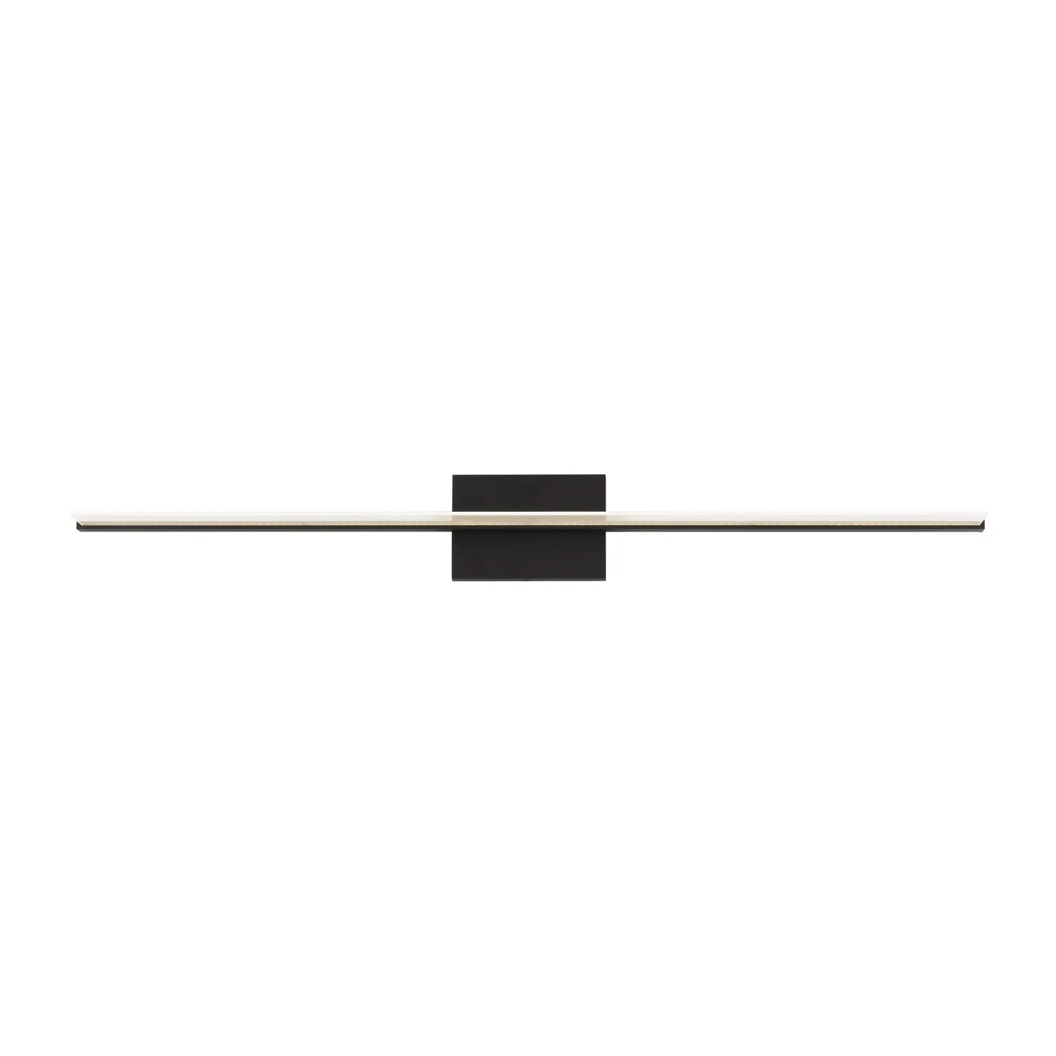Span LED Bath Light in Nightshade Black