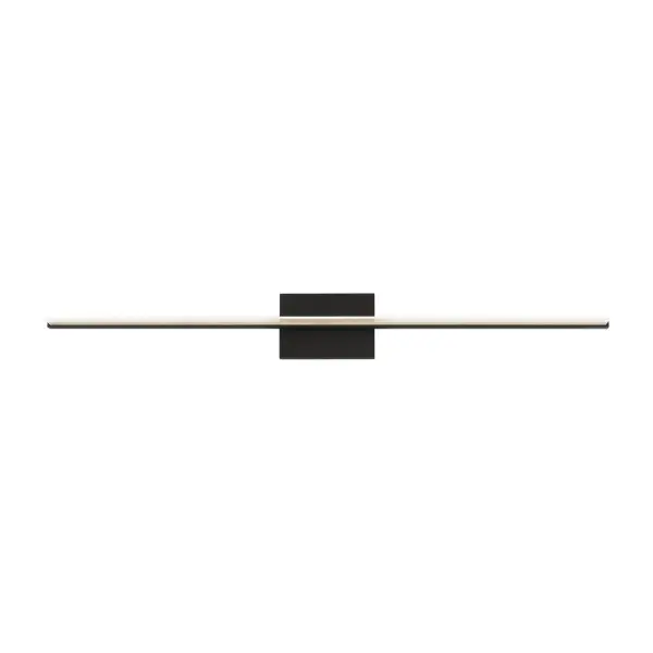 Span LED Bath Light in Nightshade Black
