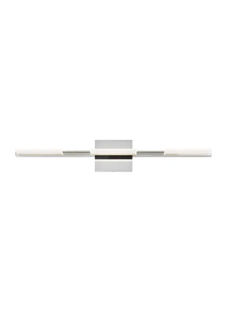 Tris 3-Light LED Bath Bar in Chrome