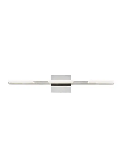 Tris 3-Light LED Bath Bar in Chrome