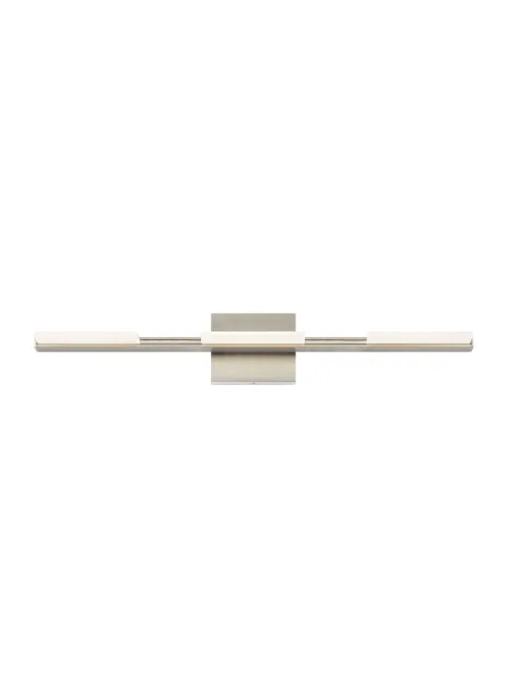 Tris 3-Light LED Bath Vanity in Satin Nickel