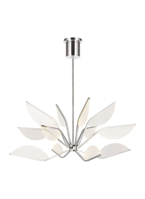 Belterra LED Chandelier in Polished Nickel
