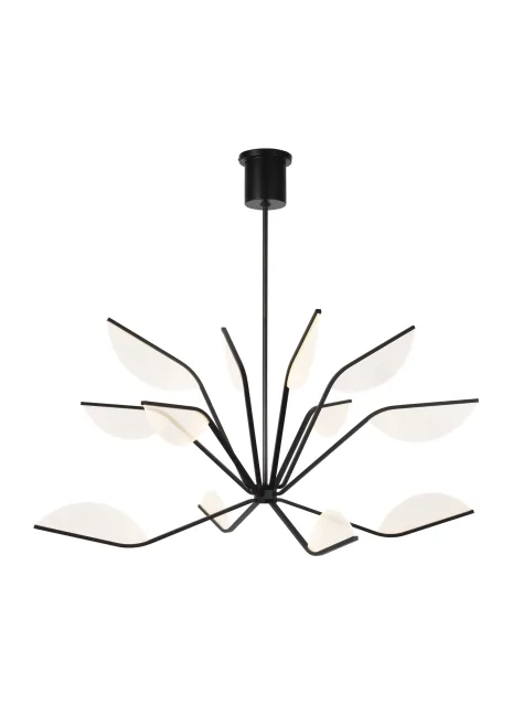 Belterra LED Chandelier in Matte Black