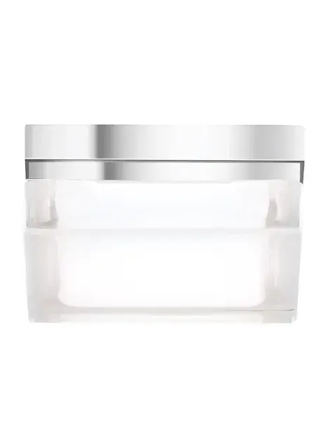 The Boxie by Sean Lavin delivers clean, minimalist design in a compact 5.3-inch square profile. Its pressed glass and hand-polished chrome finish create a sleek, modern aesthetic perfect for tight spaces requiring ADA compliance.