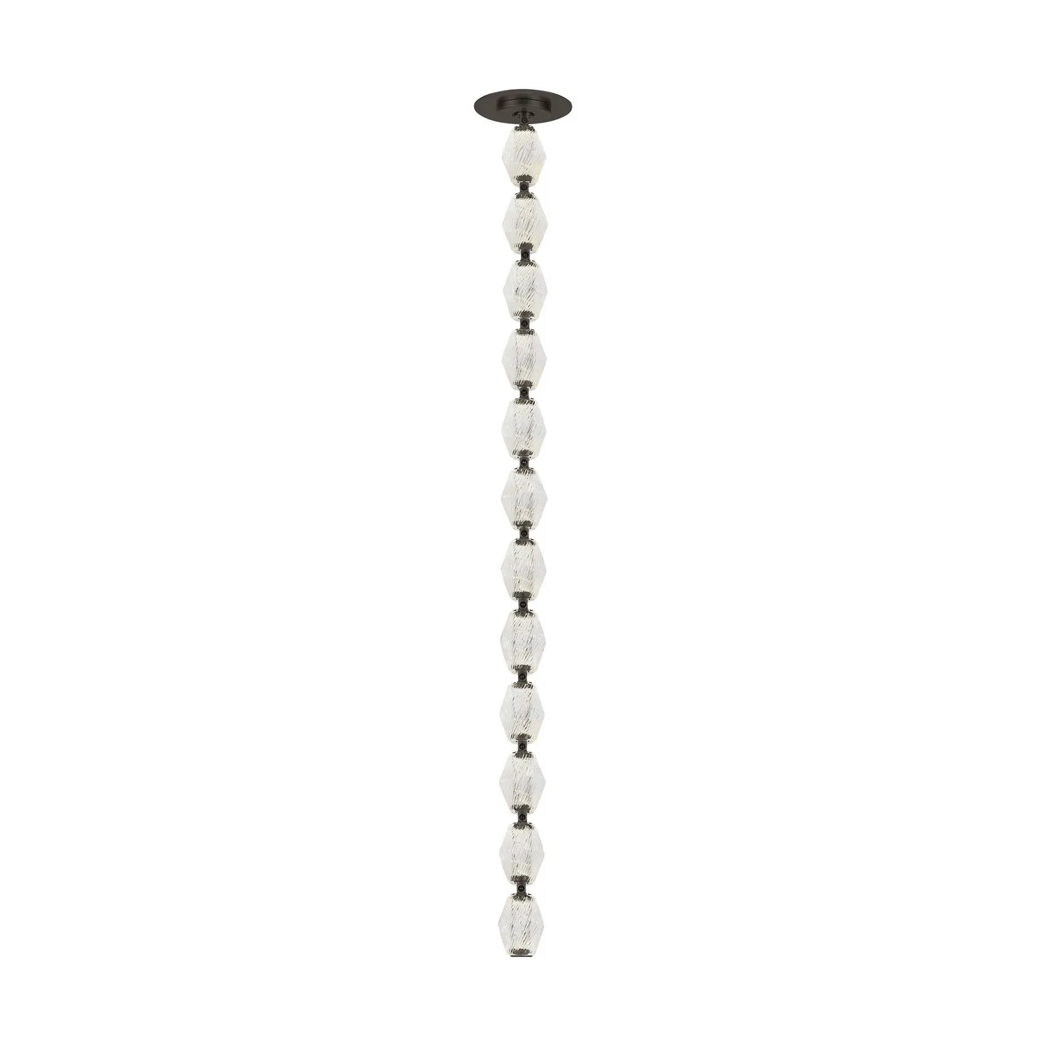 Collier LED Pendant in Dark Bronze