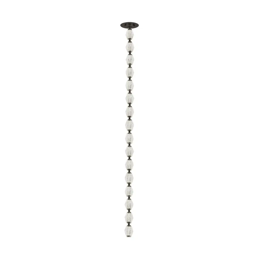 Collier LED Pendant in Dark Bronze