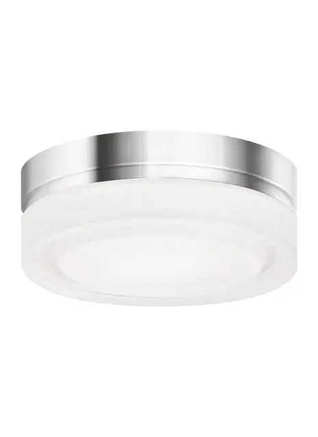 The Cirque by Sean Lavin delivers efficient LED lighting in a sleek, low-profile package. Its pressed glass shade and polished chrome finish bring modern sophistication to compact spaces. ADA and Title 24 compliant.