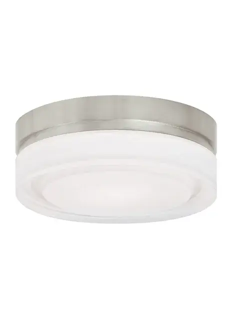 Cirque LED Flush Mount in Satin Nickel