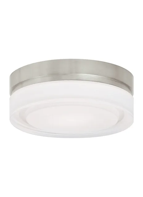 Cirque LED Flush Mount in Satin Nickel