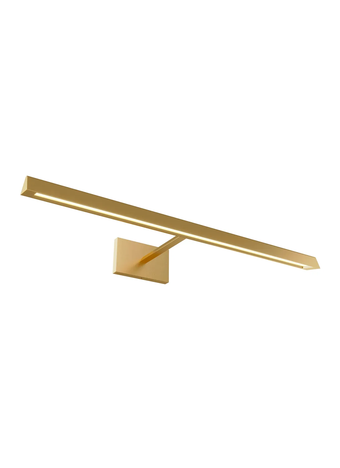 Dessau LED Picture Light in Natural Brass