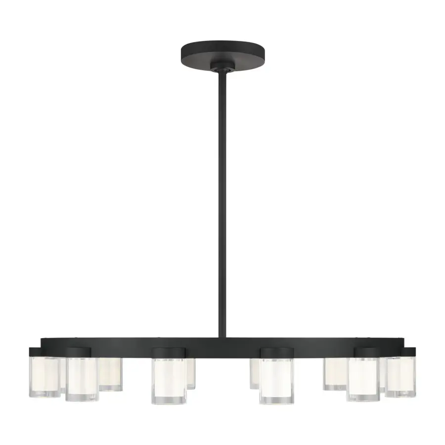 Esfera LED Chandelier in Nightshade Black