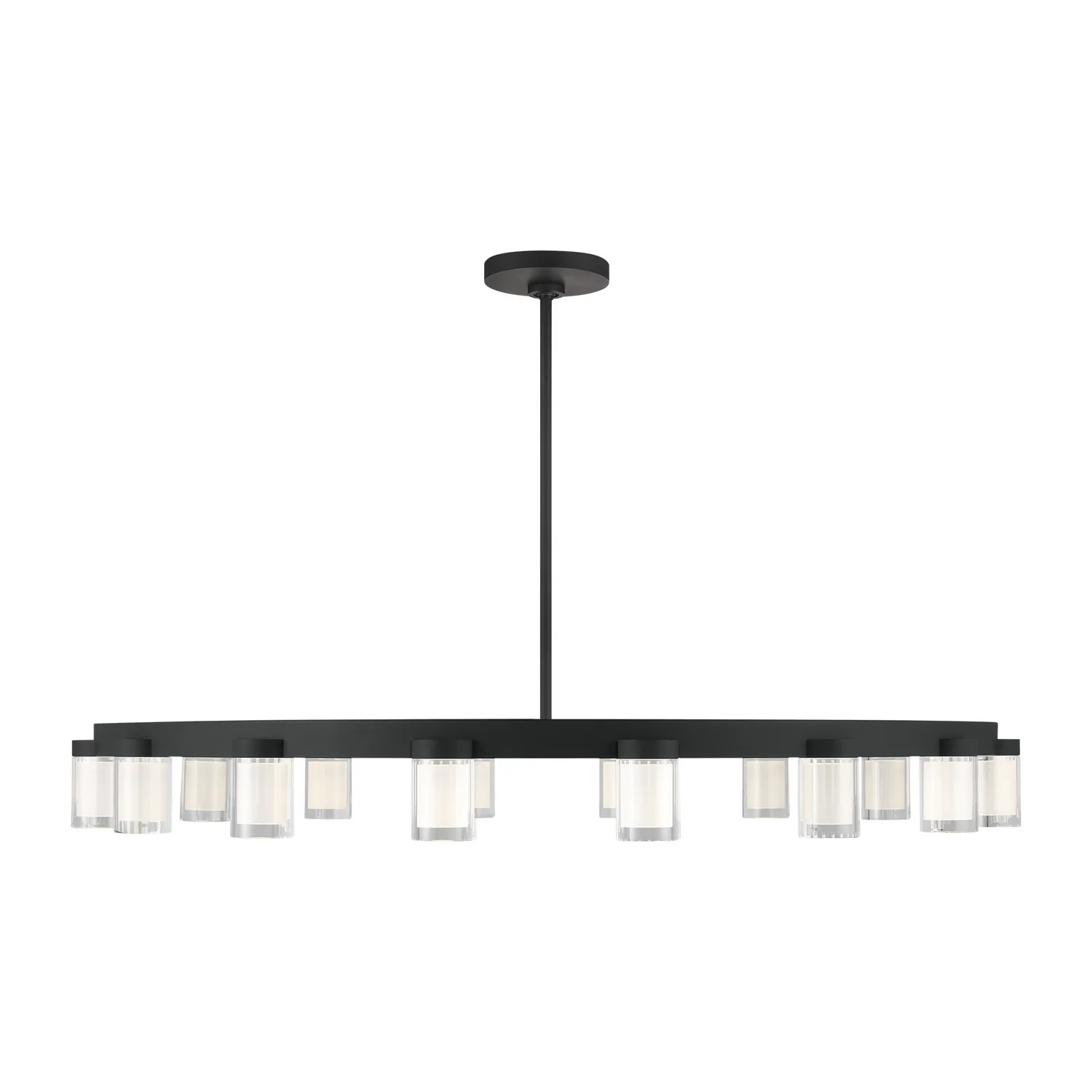 Esfera Large LED Chandelier in Nightshade Black