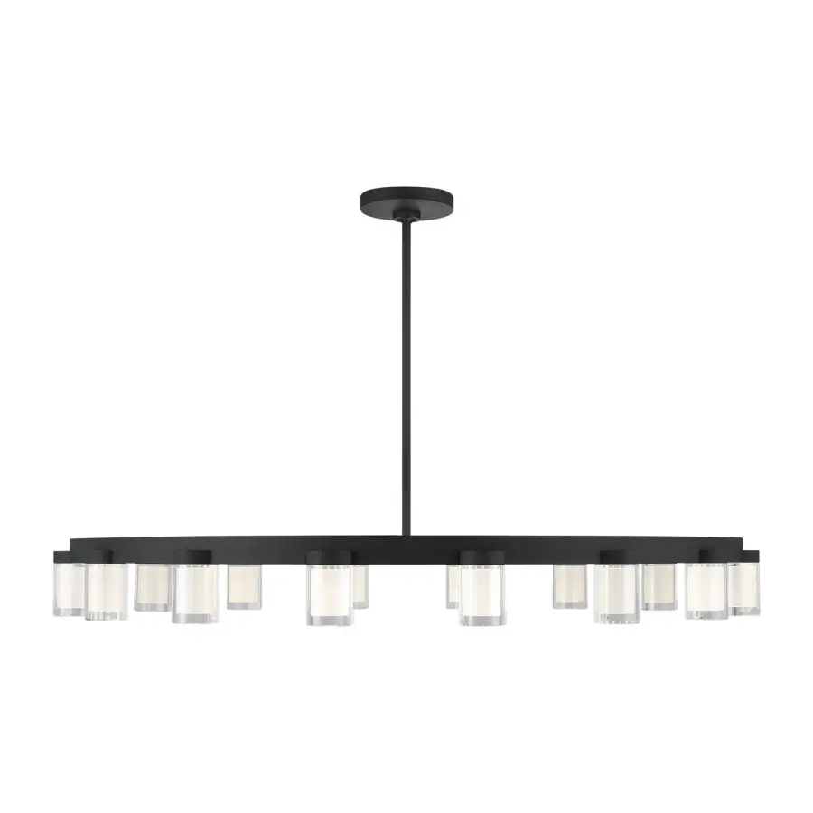 Esfera Large LED Chandelier in Nightshade Black