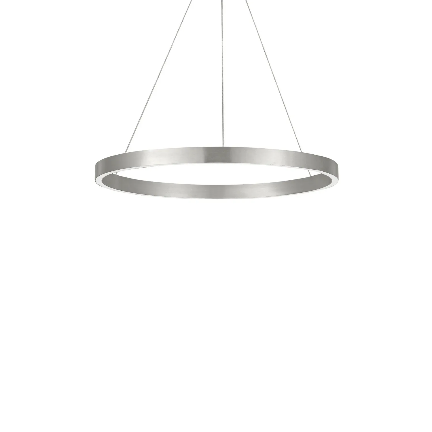 Fiama 24" LED Ring Chandelier in Satin Nickel
