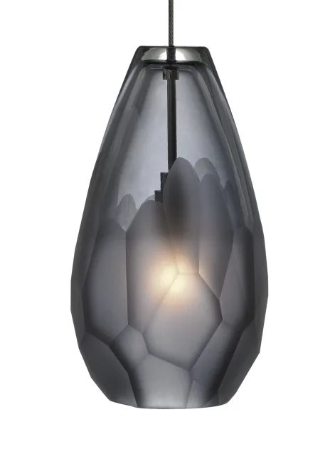 Briolette LED Pendant in Antique Bronze