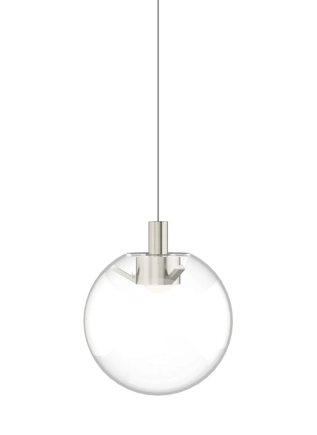 Palona LED Pendant in Satin Nickel