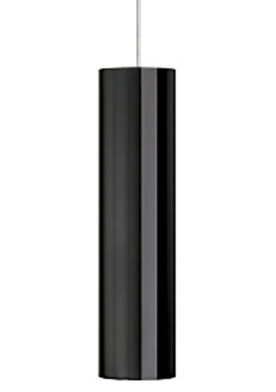 Piper One Light Pendant in Black/Satin Nickel