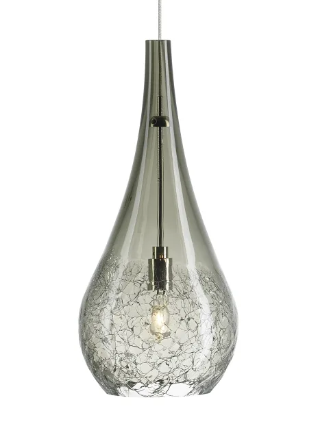 Seguro One Light Pendant in Satin Nickel