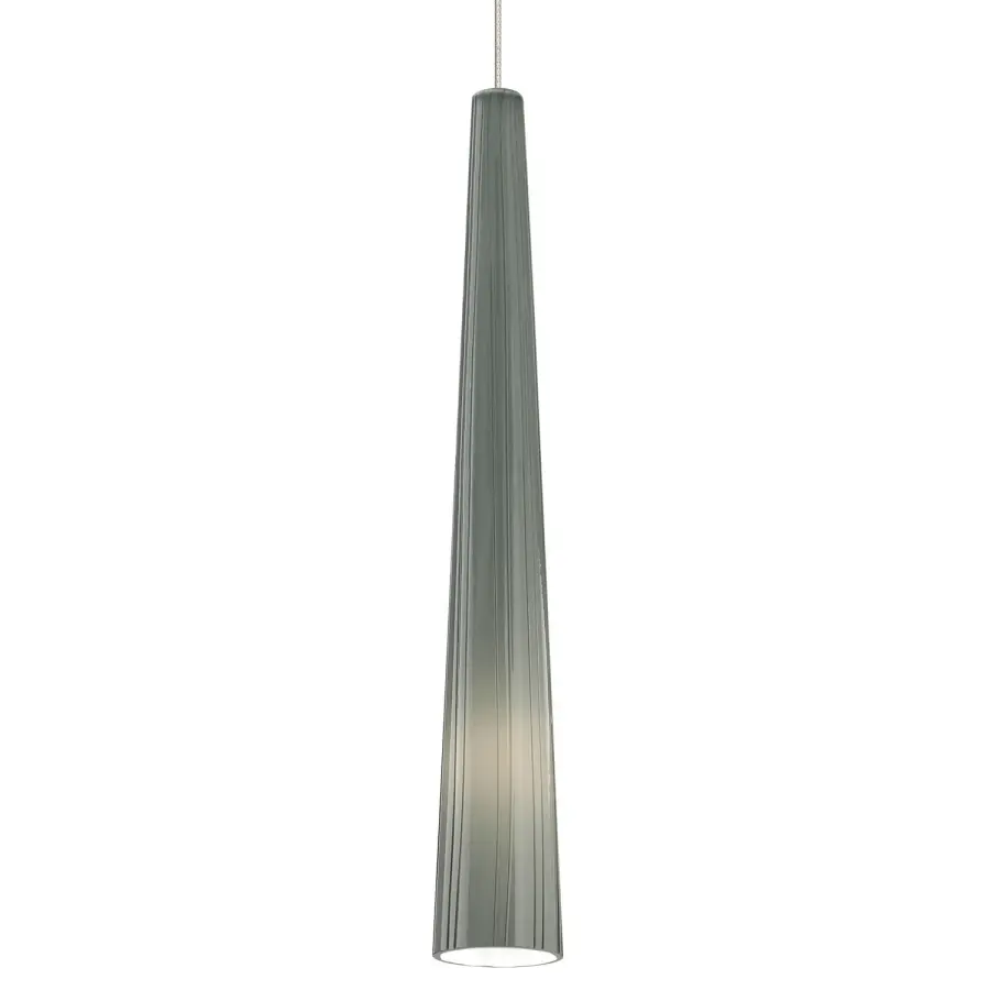 Zenith LED Pendant in Satin Nickel